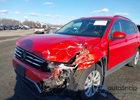 2019 Volkswagen Tiguan из США, поврежденный, VIN 3VV2B7AX8KM060939